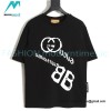 Gucci - Balenciaga Double G-B Print Short Sleeve T-shirt Gucci - Balenciaga Double G-B Print Short Sleeve T-shirt